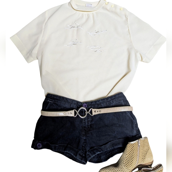 Vintage mod buckle waist belt - Picture 8 of 8